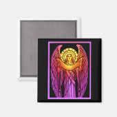 Glas in lood Angel Magnet (Voorkant / Achterkant)