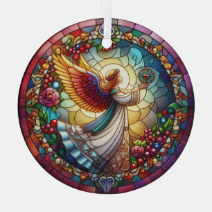 Glas in lood Angel Ornament