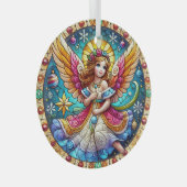 Glas in lood Angel Ornament (Voorkant Rechts)