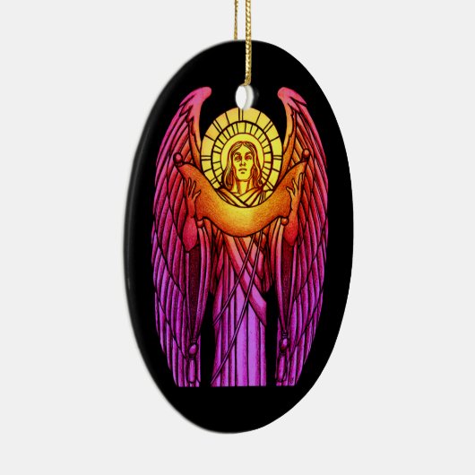 Glas in lood Angel Ornament (Rechts)