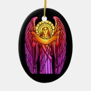 Glas in lood Angel Ornament