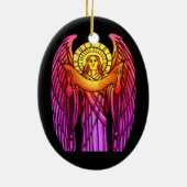 Glas in lood Angel Ornament (Achterkant)