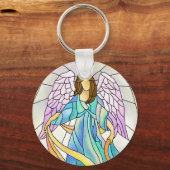 Glas in lood Angel Sleutelhanger (Voorkant)