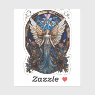 Glas in lood Angel Sticker