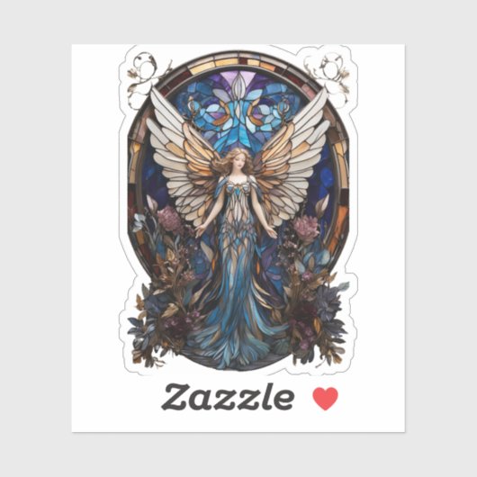 Glas in lood Angel Sticker (Vel)
