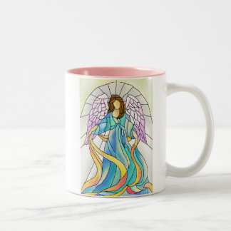 Glas in lood Angel Tweekleurige Koffiemok