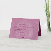 Glas in lood Angels - Kerst Kaart (Achterkant)