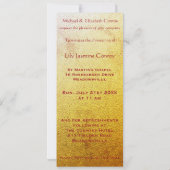 glas-in-lood art deco doopsel trouw uitnodiging (Achterkant)