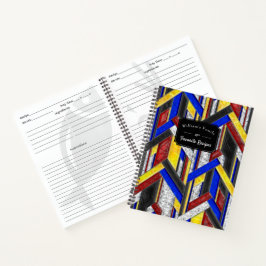 Glas in lood Art Deco Recept Notitieboek