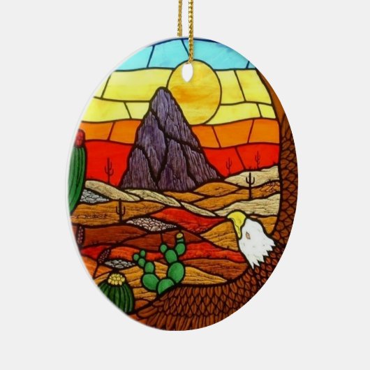 Glas in lood ART door David Smith Ornament 01 (Rechts)