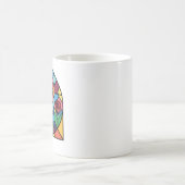 Glas in lood Art. Koffiemok (Center)