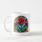 Glas in lood Art. Koffiemok (Links)