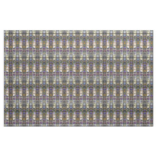 Glas in lood Art Nouveau Clematis Flowers Fabric Stof