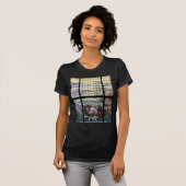 Glas in lood Art Nouveau Zee Scene T-shirt (Voorkant volledig)
