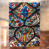 Glas in lood Art. Raamsticker (Vel 2)