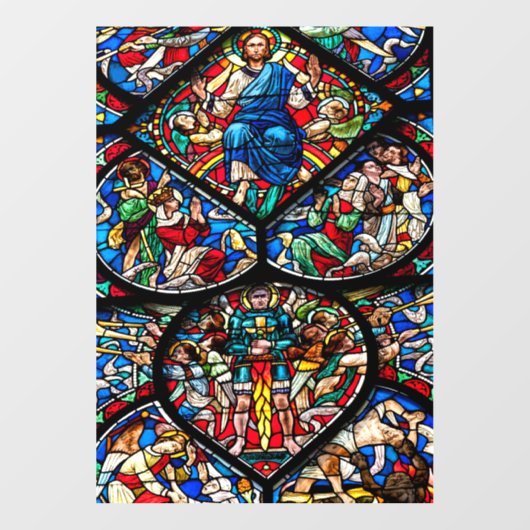 Glas in lood Art. Raamsticker (Vel)