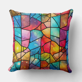 Glas in lood Art Sierkussen – Vakantie Bloemen