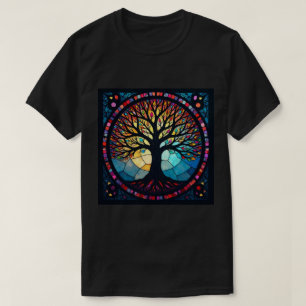 Glas in lood Art, Tree of Life Glas in lood T-shirt