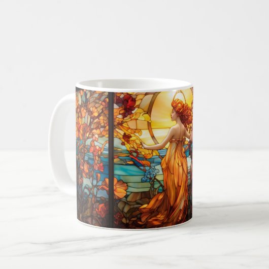 Glas in lood Art versie 17 Mok (Voorkant links)