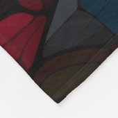 Glas in lood Autumn River Fleece Deken (Hoek)