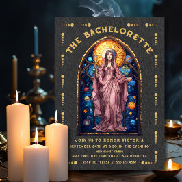 Glas in lood Bachelorette Party Tarot Kaart