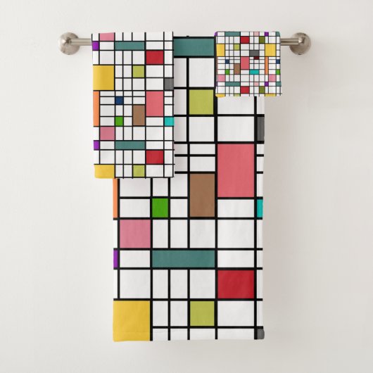 Glas in lood bad handdoek (Insitu)