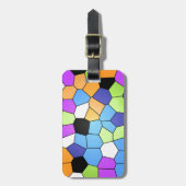 Glas in lood bagagelabel (Voorkant verticaal)