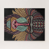 Glas in lood baviaanse mozaïekkunst legpuzzel (Horizontaal)