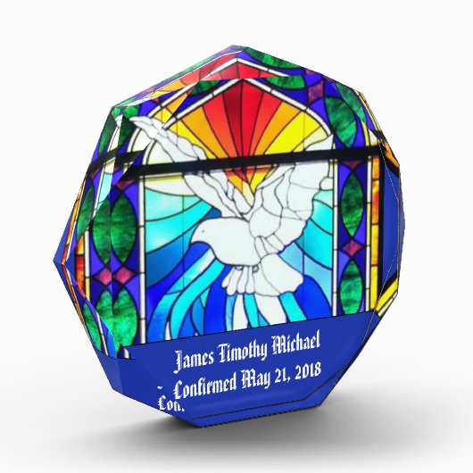 Glas in lood Bevestiging RCIA Heilige Geest Dove Fotoblokken (Links)