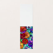 Glas in lood Big Flowers Pattern Visitekaartje (Buitenkant ongevouwen)