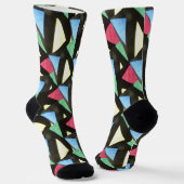 Glas in lood Big Pattern kerst Crew Socks Sokken (Gebogen)
