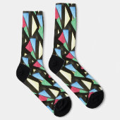 Glas in lood Big Pattern kerst Crew Socks Sokken (Rechts)