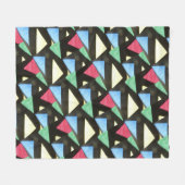 Glas in lood Big Pattern kerstgeblanket Fleece Deken (Voorkant (Horizontaal))