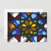 Glas in lood binnen het Nationaal Briefkaart (Voorkant / Achterkant)