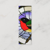 Glas in lood Birds Graphic Mini Visitekaartje (Voorkant)