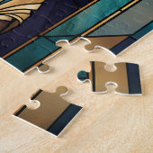 Glas in lood Black Angel Legpuzzel (Zijkant)