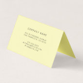 Glas in lood Black Gold Visitekaartje (Achterkant)