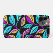 Glas-in-lood Bladeren Ontwerp Case-Mate iPhone Case (Achterkant (horizontaal))