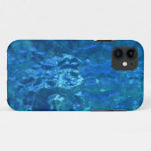Glas in lood blauw Case-Mate iPhone case (Achterkant (horizontaal))