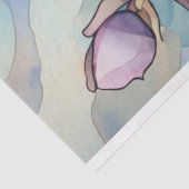 Glas in lood Bloem Découpage Tissue Papier (Detail)