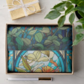 Glas-in-lood Bloemboog Art Nouveau Tissuepapier (Geschenk)
