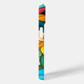 Glas in lood Bloemen Natuur Kunst Telefoon Case Gi (Achterkant / Rechts)