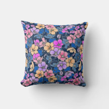 Glas in lood bloemenpatroon Sierkussen