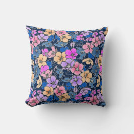 Glas in lood bloemenpatroon Sierkussen