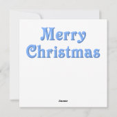 Glas in lood Blue Christmas Kaart (Achterkant)