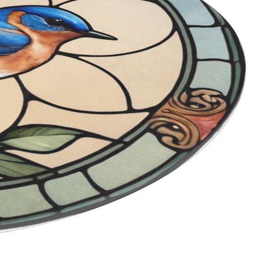 Glas in lood Bluebird Snijplank (Hoek)