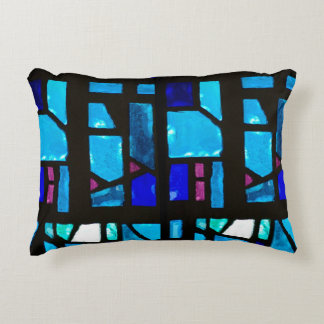 Glas in lood Blues accent kussen