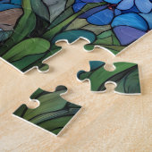 Glas-in-lood Bos Puzzel (Zijkant)