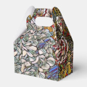 Glas in lood Botanische Bloemen Bedankdoosjes (Achterkant)