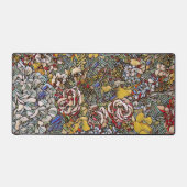 Glas in lood Botanische Bloemen Bureaumat (Voorkant)